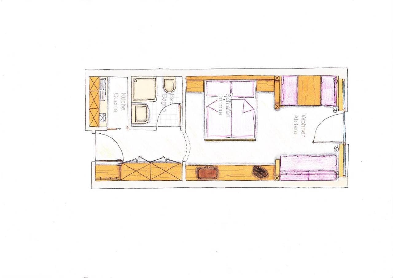 Residence Tantalus San Lorenzo di Sebato Exterior foto